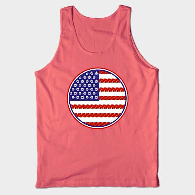 Wrestling USA Flag Tank Top by Wrestling Apparel 